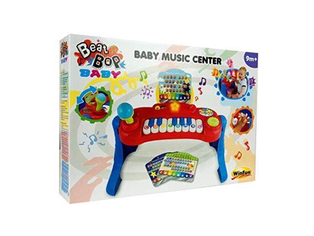 winfun baby music center musical keyboard, red