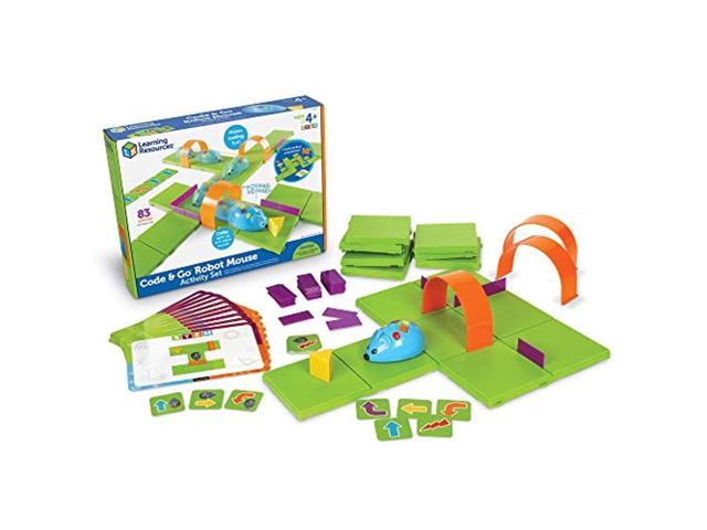 learning resources code & go robot mouse activity set, 83 piece, ages 4+