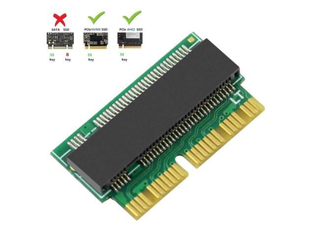 M.2 NVME SSD Convert Adapter for MacBook Air Pro Retina Mid 2013 2014 2015 2016 2017, NVME/AHCI SSD Upgraded Kit for A1465 A1466 A1398 A1502
