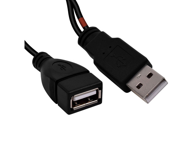 USB 2.0 A Male to 2 Dual USB Female Jack Y Splitter Hub Power Cord Extension Adapter Cable