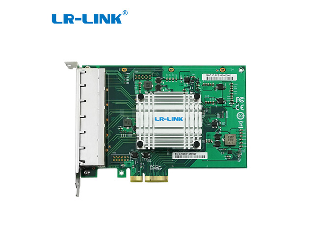 LR-LINK LRES2006PT 6-Port PCIe 10/100/1000 Mbps Copper Ethernet Network Adapter