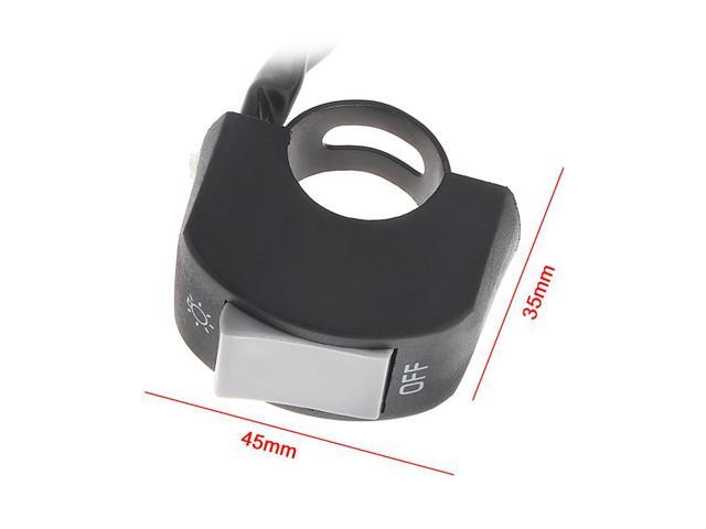 Motorcycle Accessories Headlight Control Gray Connector Button Switch for Motorcycle Universal