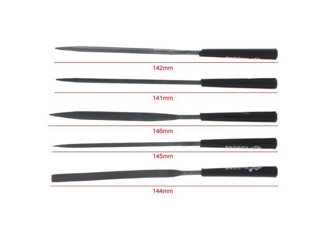 5pcs/set 141mm-145mm Mini Metal Filing Rasp Needle File Wood Tools Diy Polishing Tool