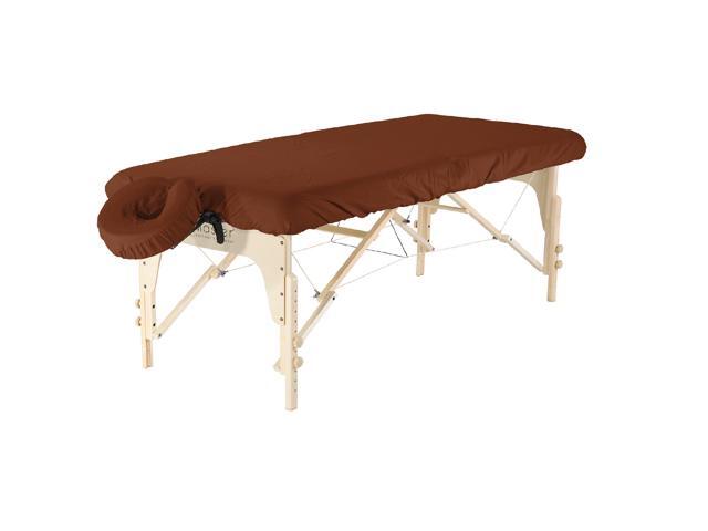 Master Massage Dignity & Luxury Microfiber Table Cover Set 2 Piece Set Dark Chocolate - Machine Washable