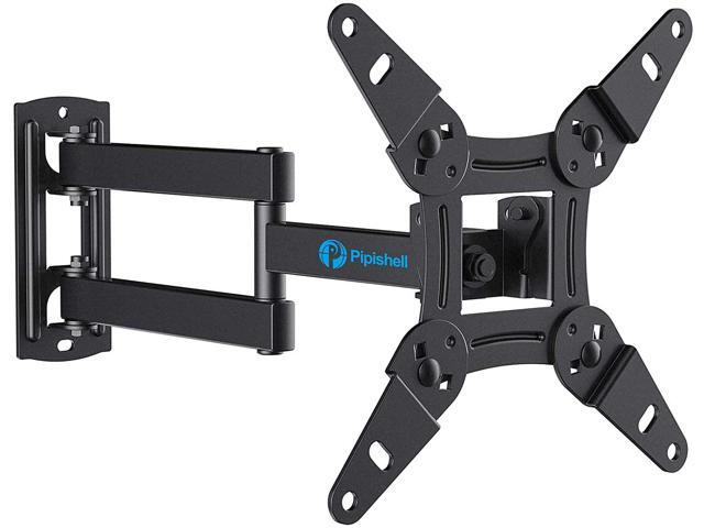 Full Motion TV Monitor Wall Mount Swivels Tilts Extension Rotation Bracket Articulating Arms for Most 13-42 Inches LED LCD Flat Curved Screen.