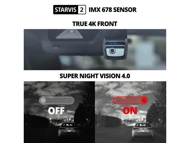 THINKWARE - U3000 4K UHD 1CH Front Dash Cam with Built-in GPS, Wi-Fi and Radar - Black - image 4