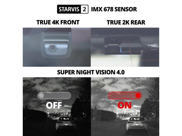 THINKWARE - U3000 4K UHD Front and 2K QHD Rear Dash Cam with Built-in GPS, WiFi and Radar - Black - image 4