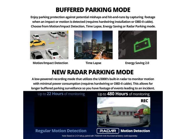 THINKWARE - U3000 4K UHD Front and 2K QHD Rear Dash Cam with Built-in GPS, WiFi and Radar - Black - image 5