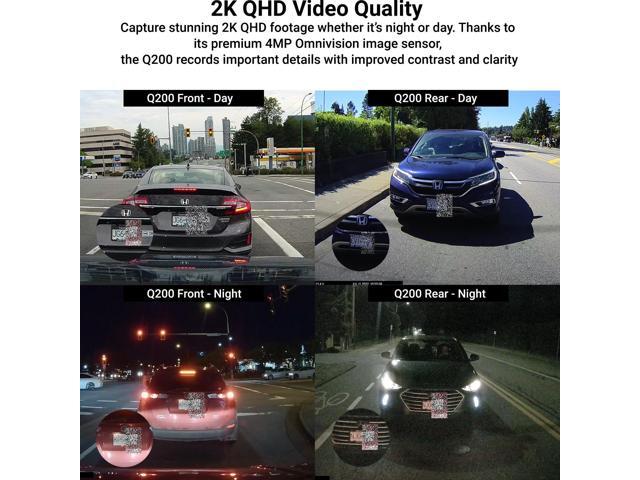 THINKWARE - Q200 2K Front & 1080p Rear Dash Cam with GPS and Wi-Fi - Dark Blue - image 3