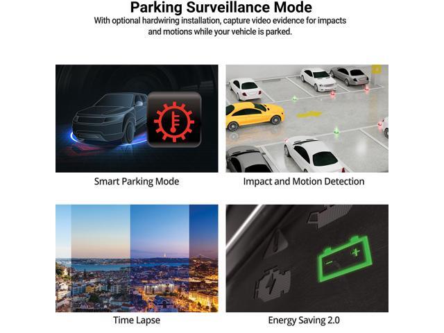 THINKWARE - Q200 2K Front & 1080p Rear Dash Cam with GPS and Wi-Fi - Dark Blue - image 5