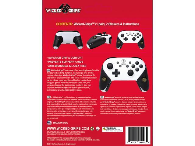 Wicked-Grips Nintendo Switch Pro / High Performance Controller Grips - Retail w/ Thumb Grips Combo (Controller NOT Included)