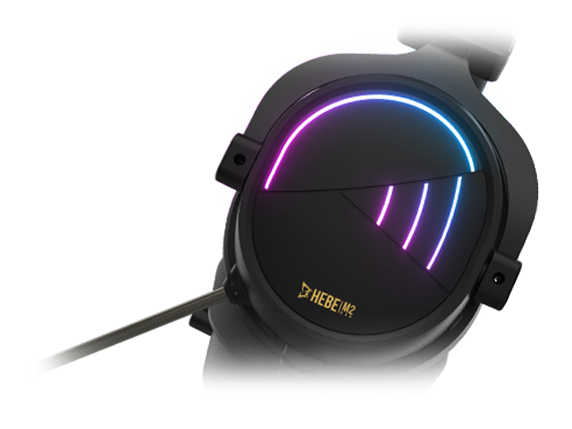 Gamdias HEBE M2 Wired Gaming Headset RGB, 53mm, USB