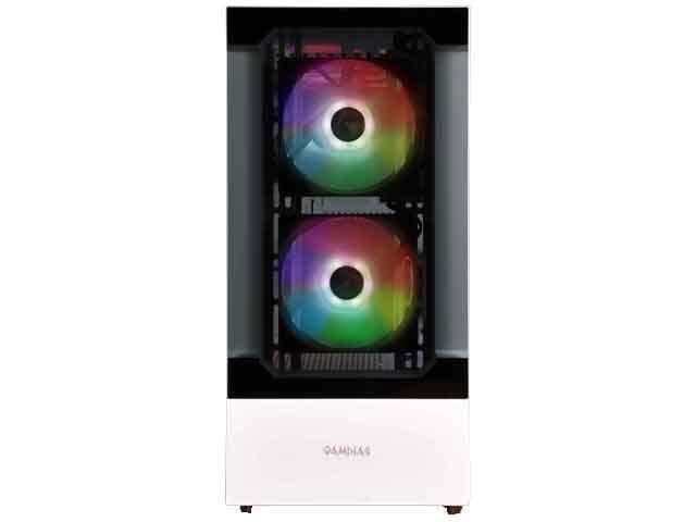 Gamdias TALOS E3 WH (WHITE) ATX, Tempered glass, 3x 120mm ARGB fans 5v-3pin sync