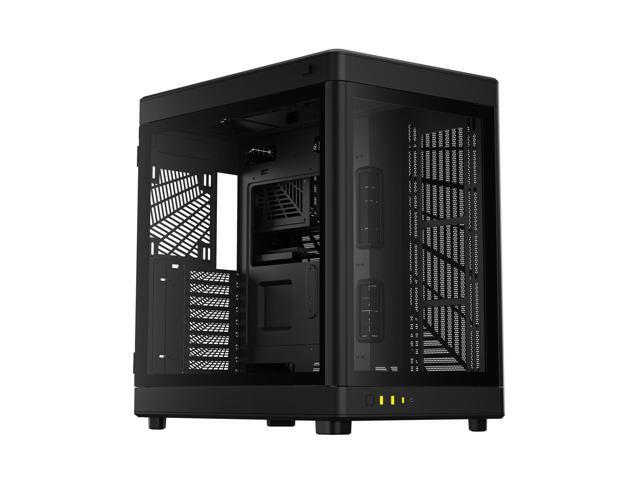 Gamdias NESO P1 Dual Chamber, ATX, Panoramic Tempered Glass, Trapezoid Shaped