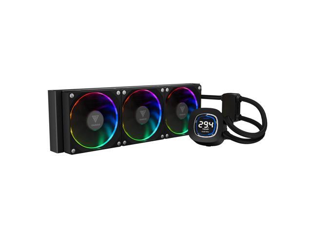 Gamdias CHIONE M4-360 Liquid CPU cooler with 2.1' LCD display, 360mm AIO Radiator, PWM, ARGB 5v-3pin, LGA 1700 Ready / AM5 Compatible