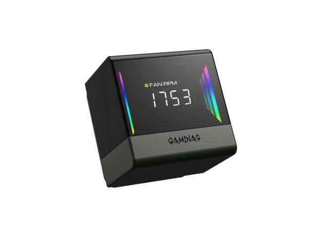 GAMDIAS CHIONE E4-420 cpu liquid cooler 420mm, w/ CPU temp display, Intel/AMD