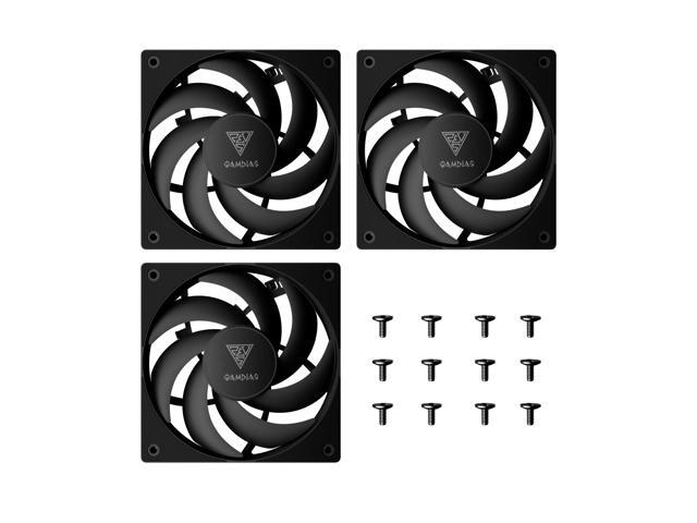GAMDIAS NOTUS M1 3-fan pack - black (no RGB) Intake/Exhaust Swappable Blade