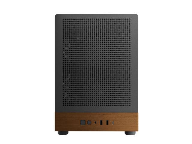 Gamdias ATHENA M4M WOOD, with ATX 3.1 650W 80+ GOLD PSU 5yr warranty, mini ITX, mATX, micro mesh small form factor PC case, 3 PWM fans (Airflow up...