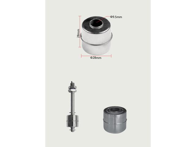 Magnetic Stainless Steel Float Ball for Water Level Float Switch 28*28*9.5mm Stainless Steel Float Ball - Stainless steel 304