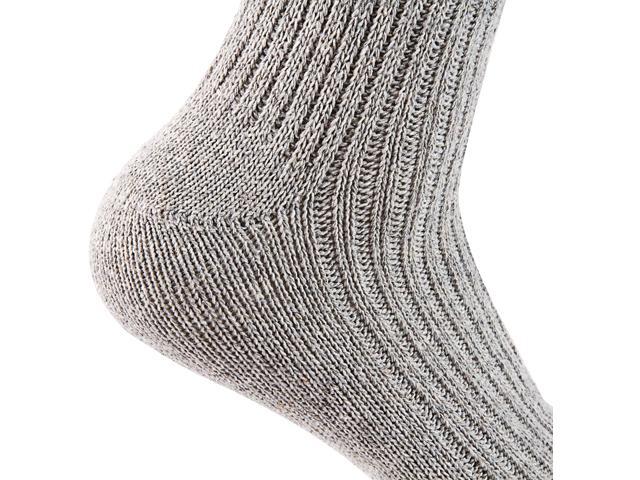 Lian LifeStyle Ultralight, High-Performance & Great Activewear Men's 12 Pairs Breathable Wool Crew Socks For All Season and Weather Size 6-9(DarkGray)