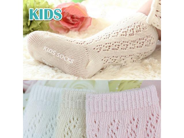 Lian LifeStyle Children's 3 Pairs Premium Cotton Crew Socks. Durable, Lightweight & Effective - Sweat Absorbent Great for Sports Mesh M(2Y-4Y)