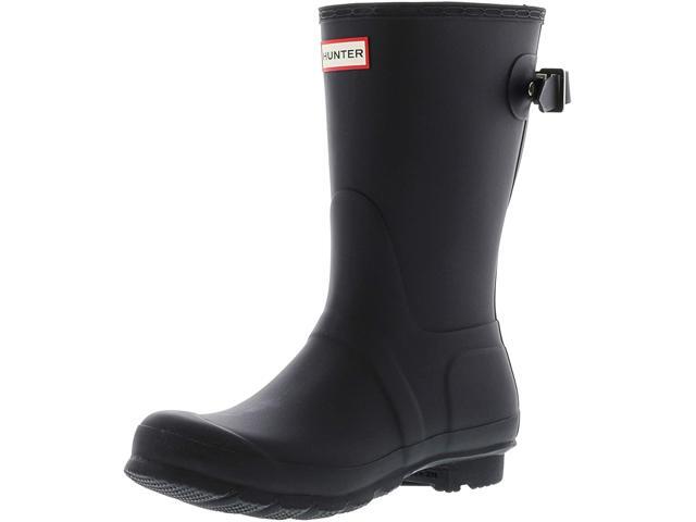 HUNTER Women's Original Back Adjustable Short Gloss Rain Boots