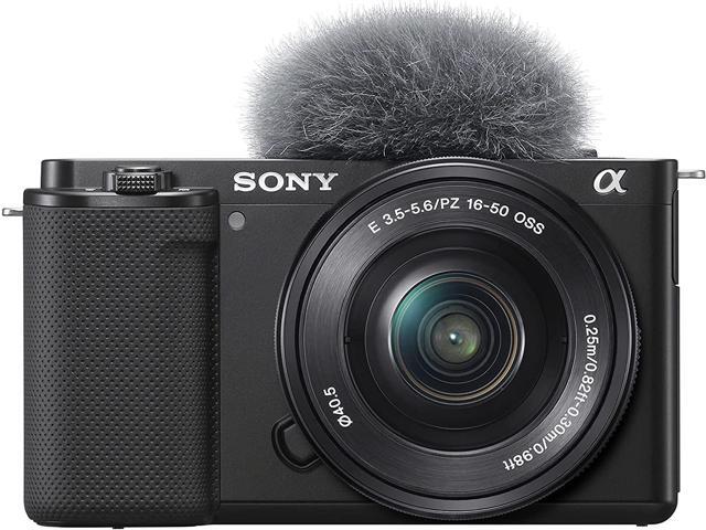 Sony ZV-E10 Mirrorless Camera with 16-50mm Lens, Black #ILCZV-E10L/B