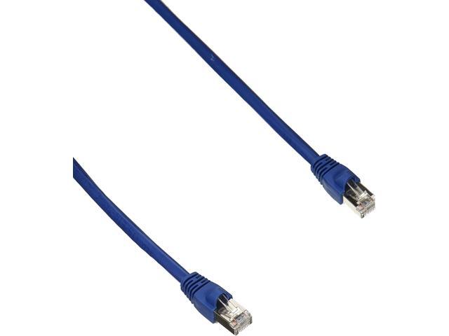 Monoprice Cat6A Ethernet Patch Cable - 14 Feet - Blue Snagless RJ45, Stranded, 550Mhz, STP, Pure Bare Copper Wire, 10G,26AWG