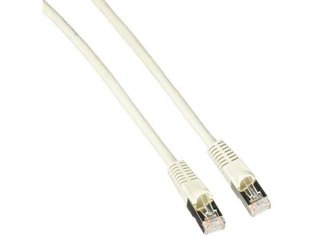 Monoprice Cat5e Ethernet Patch Cable - Network Internet Cord - RJ45, Stranded, 350Mhz, STP, Pure Bare Copper Wire, 24AWG, 25ft, Gray