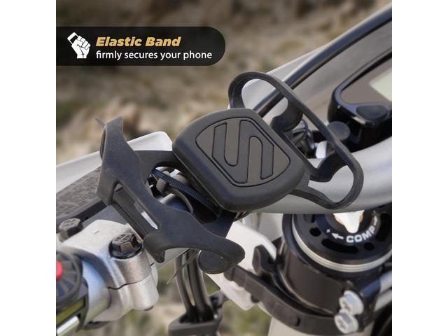 Scosche MBM2SMI MagicMount Magnetic Bike Phone Mount, Universal Fit, 360 views, Adjustable Rubber Elastic Bands, Magnet Mount for Cellphone