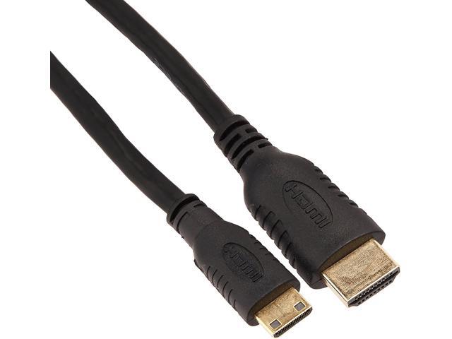 Monoprice Standard HDMI Cable - 15 Feet - Black With HDMI Mini Connector, 1080i @ 60Hz, 4.95Gbps, 30AWG