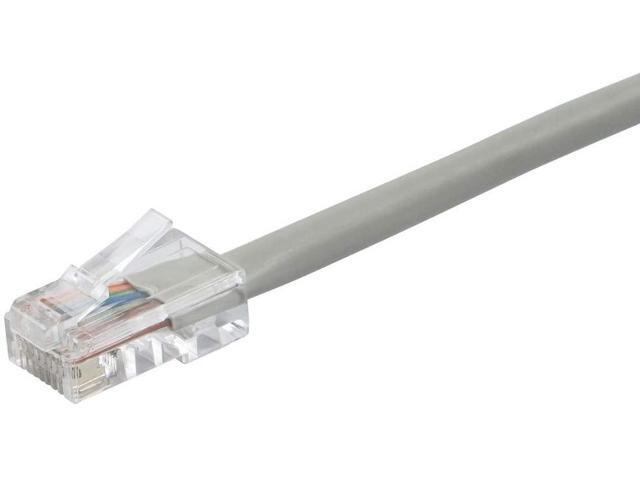 Monoprice Cat6 Ethernet Patch Cable - 7 Feet - Gray Network Internet Cord - RJ45, Stranded, 550Mhz, UTP, Pure Bare Copper Wire, 24AWG - Zeroboot...