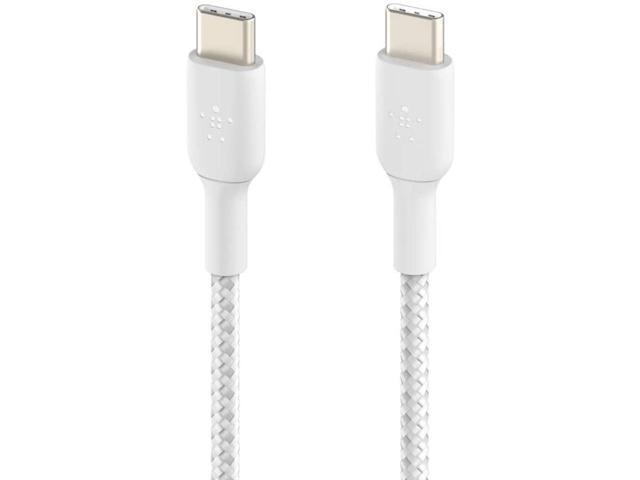 Belkin - BOOST↑CHARGE Braided USB-C to USB-C Cable 3.3ft for iPhone, Samsung, Google Pixel, iPad Pro, Nintendo Switch 2 & More - White - image 8