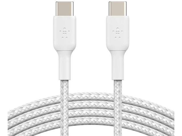Belkin - BOOST↑CHARGE Braided USB-C to USB-C Cable 3.3ft for iPhone, Samsung, Google Pixel, iPad Pro, Nintendo Switch 2 & More - White - image 9