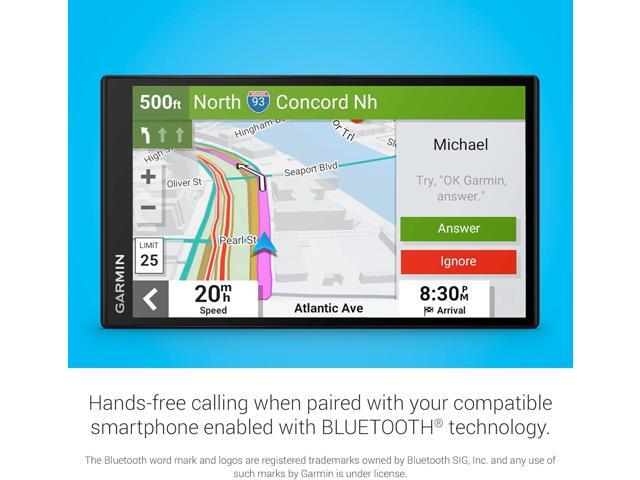 Garmin - DriveSmart 86 8" GPS with Built-In Bluetooth, Map Updates and Traffic Updates - Black - image 12
