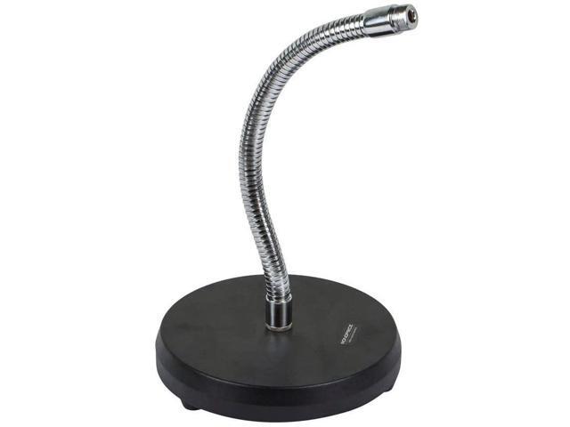 Desktop Microphone Stand with Gooseneck and Solid Base