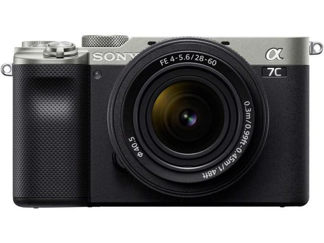 Sony - Alpha 7C Full-frame Compact Mirrorless Camera with FE 28-60mm F4-5.6 lens - Silver - image 3