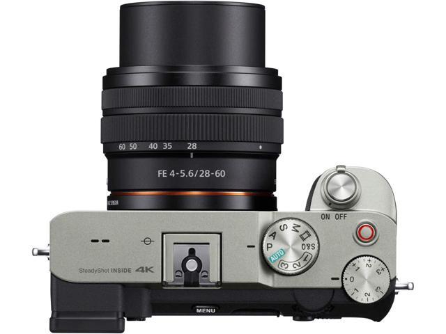 Sony - Alpha 7C Full-frame Compact Mirrorless Camera with FE 28-60mm F4-5.6 lens - Silver - image 7