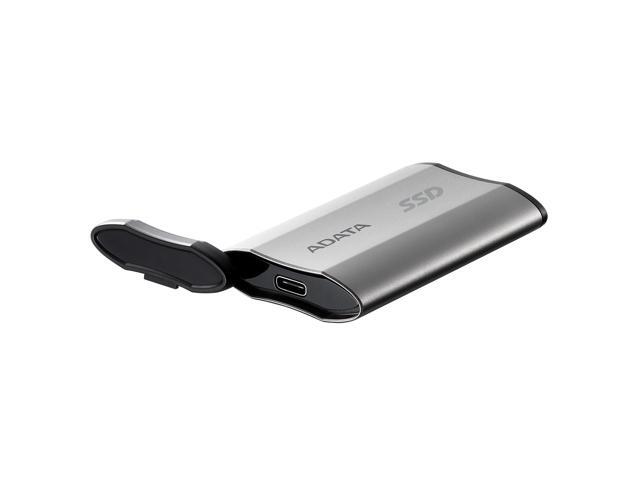 ADATA SD810 2000G IP68 Water Resistance Up to 2000 MB/s USB 3.2 Gen 2 USB-C External Solid State Drive - Silver for iPhone 15/Pro/Max, Android...