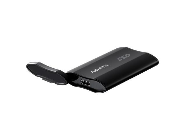 ADATA SD810 2000G IP68 Water Resistance Up to 2000 MB/s USB 3.2 Gen 2 USB-C External Solid State Drive - Black for iphone 15/Pro/Max, Android...