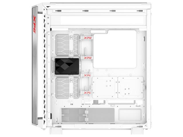 XPG Battlecruiser II Mid-Tower ATX PC Gaming Case: Exoskeleton-Driven, Aesthetics, Efficient Airflow, 420mm Radiator, GPU Holder, Cable Management,...