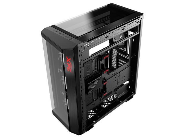 XPG Battlecruiser II Mid-Tower ATX PC Gaming Case: Exoskeleton-Driven, Aesthetics, Efficient Airflow, 420mm Radiator, GPU Holder, Cable Management,...