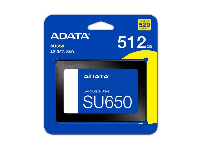 ADATA SU650 512GB 3D-NAND SATA 2.5 inch Internal SSD (ASU650SS-512GT-R)
