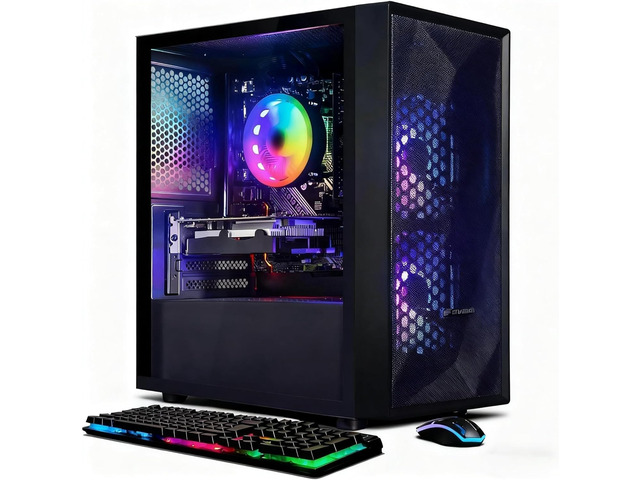 STGAubron Prebuilt Gaming PC Desktop, Radeon RX 560 4G, Intel Core i5 up to 3.6G
