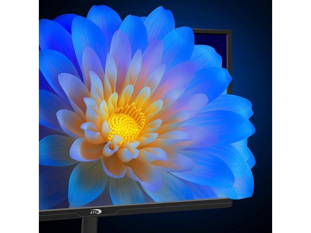 STGAubron 24 Inch Gaming Computer Monitor, FHD 1920 x 1080P Office PC LED Display, 99% sRGB, HDMI, VGA, Ergonomic Tilt Adjustment