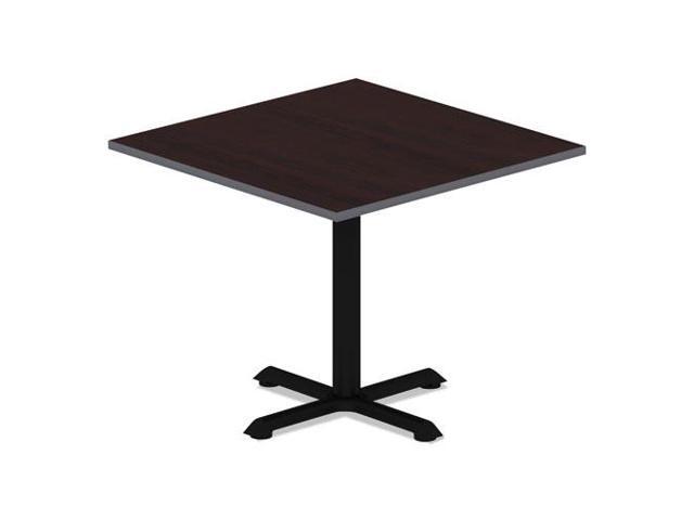 Reversible Laminate Table Top, Square, 35 1/2 x 35 1/2, Espresso/Walnut