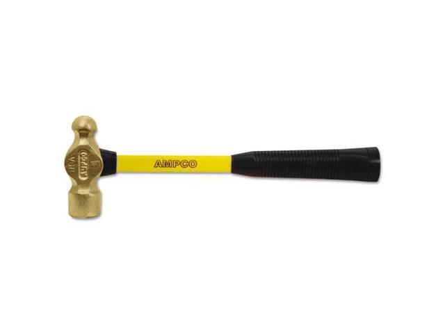 AMPCO SAFETY TOOLS H-3FG 24 oz. Ball Peen Hammer, 14' Fiberglass Handle