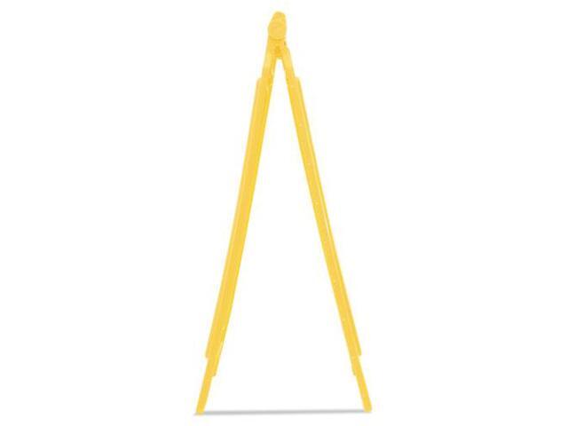 Rubbermaid Plastic, Floor Safety Sign, 11' Width, 25' Height, Yellow