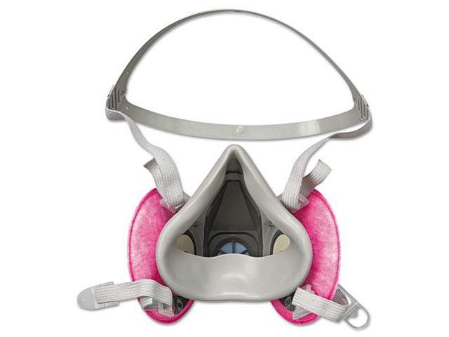 3M 07002 Half Facepiece Respirator 6291, Medium w/ Particulate Filters