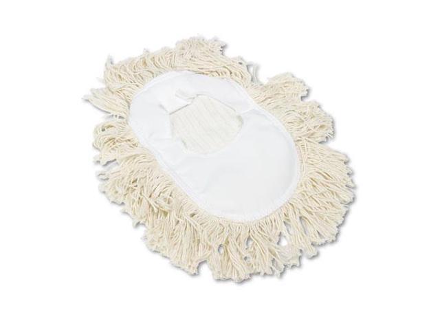 Boardwalk Wedge Dust Mop Head Cotton 17 1/2l x 13 1/2w White 1491